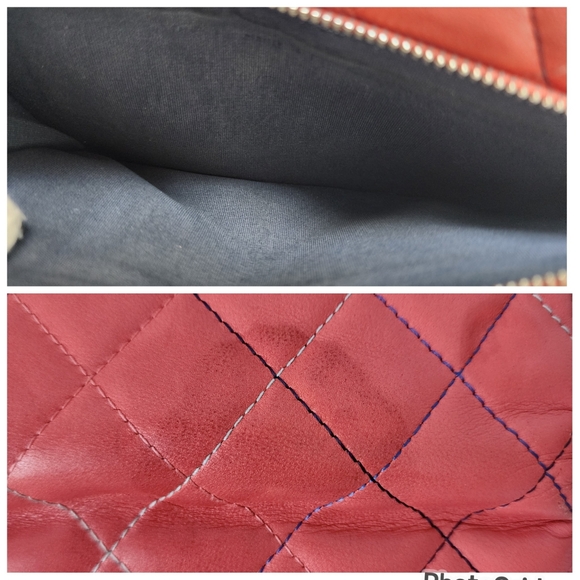 Auth RARE Chanel Lambskin Quilted Trifold 3 Colors WALLET - Picture 13 of 13